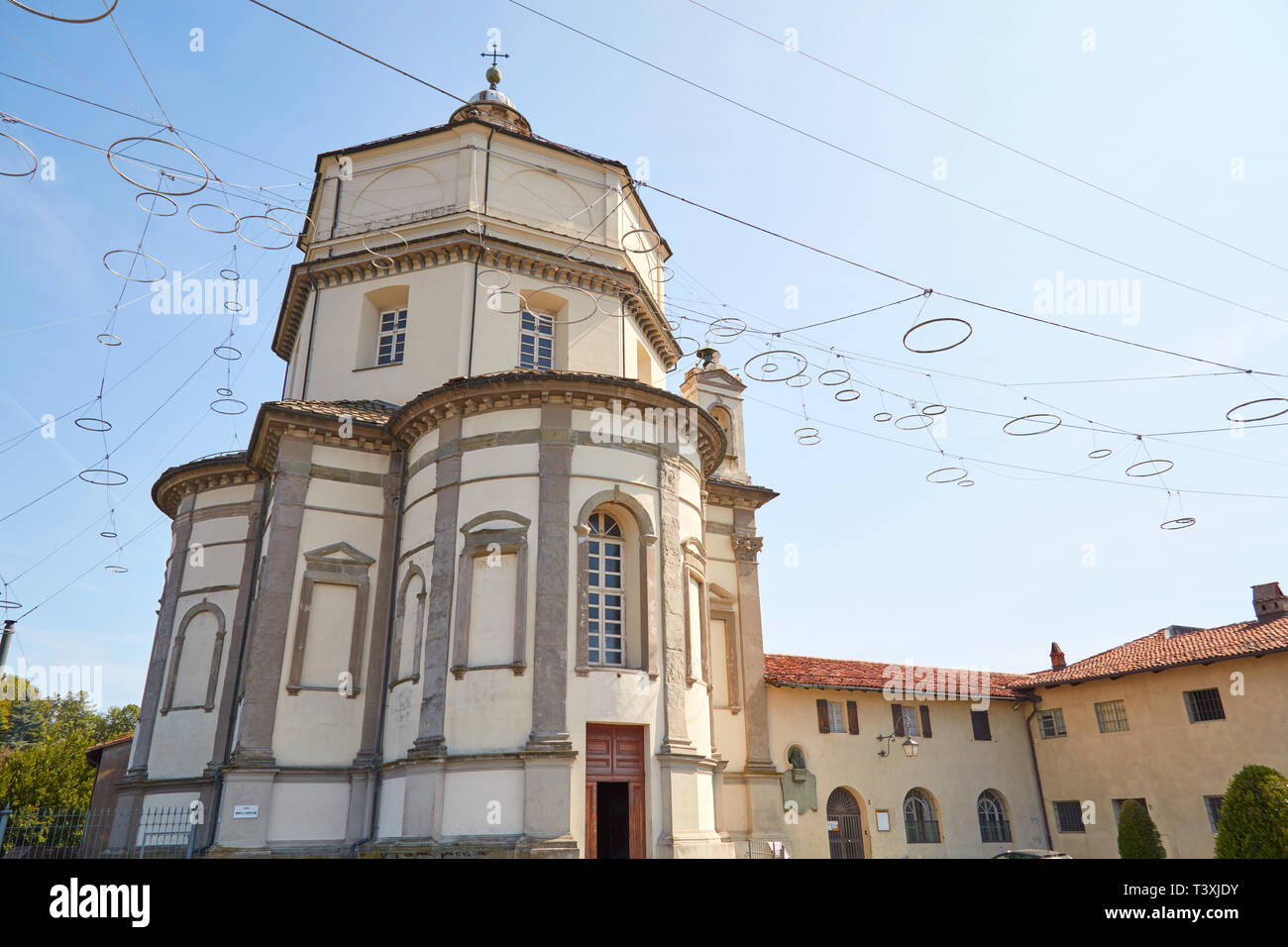 TURIN, Italien - 20 AUGUST 2017: Cappuccini Berg Kirche an einem sonnigen Sommertag in Turin, Italien Stockfoto