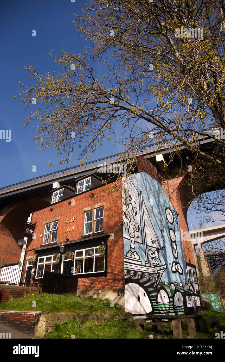 The Ship Inn Public House, ouseburn Tal, Newcastle-upon-Tyne Stockfoto