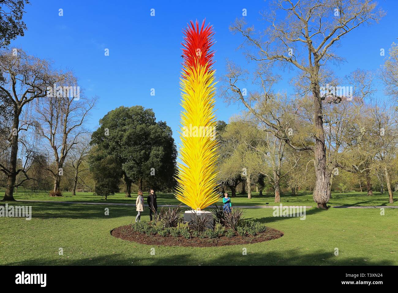 Kew Chihuly Reflexionen über die Natur 13. April, 27. Oktober 2019 Stockfoto