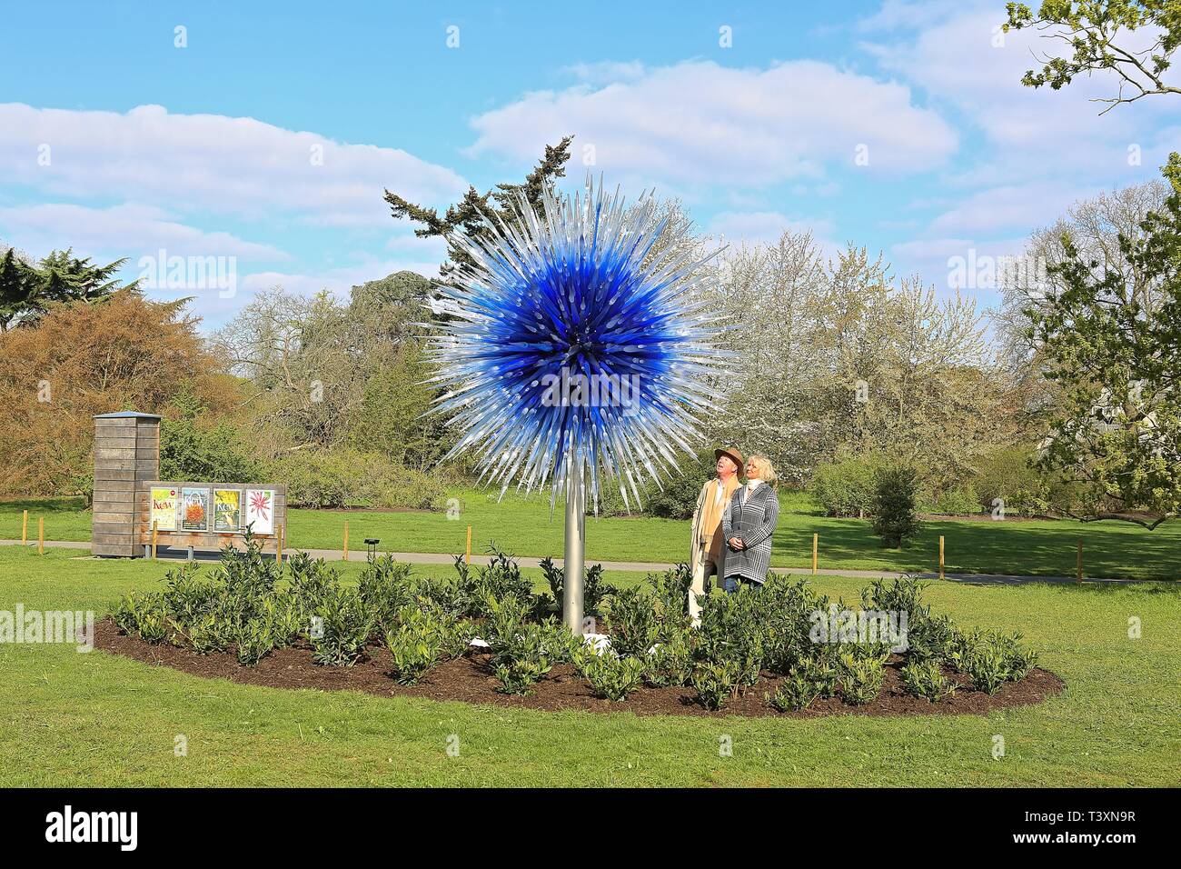 Kew Chihuly Reflexionen über die Natur 13. April, 27. Oktober 2019 Stockfoto