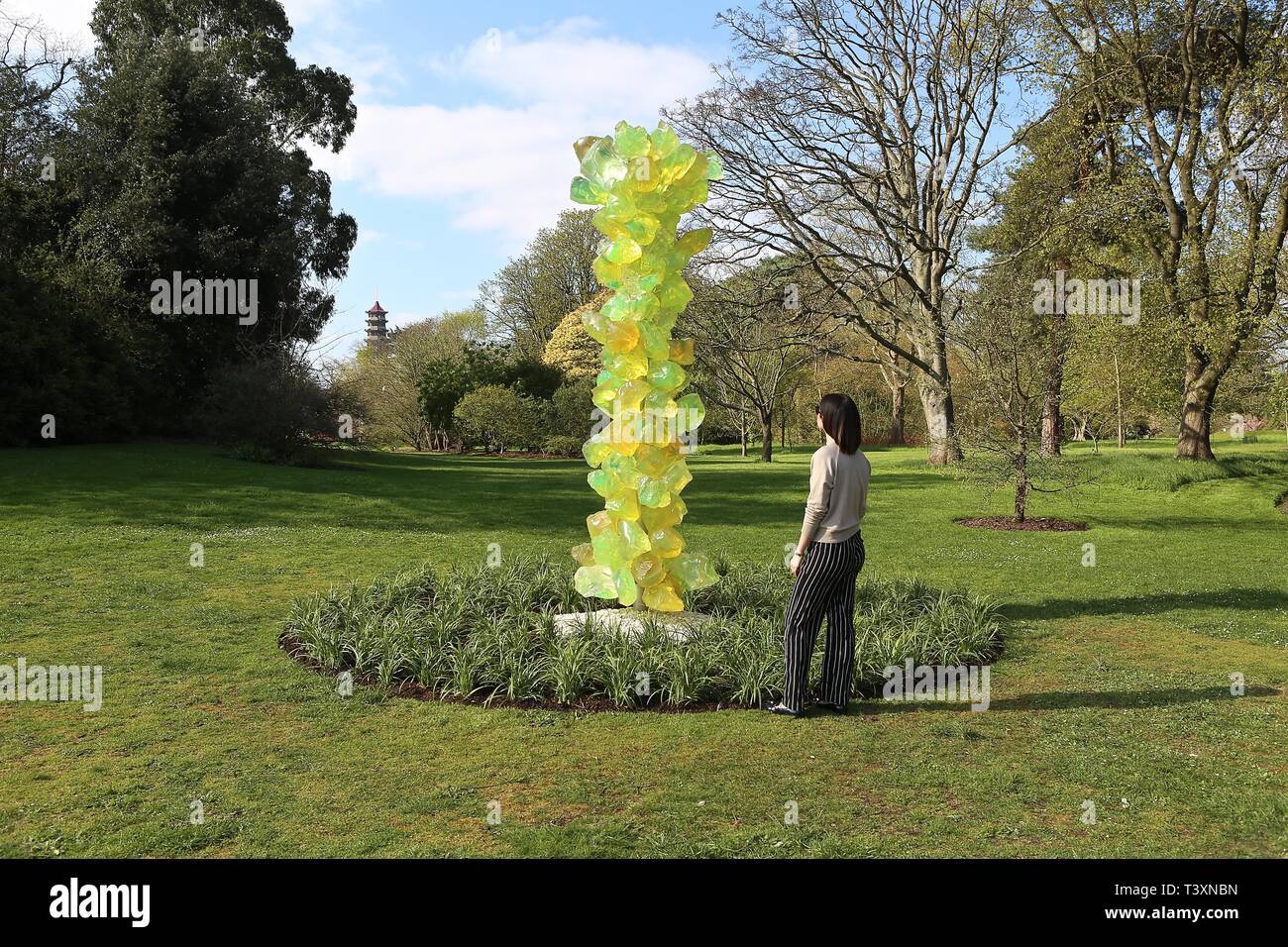 Kew Chihuly Reflexionen über die Natur 13. April, 27. Oktober 2019 Stockfoto