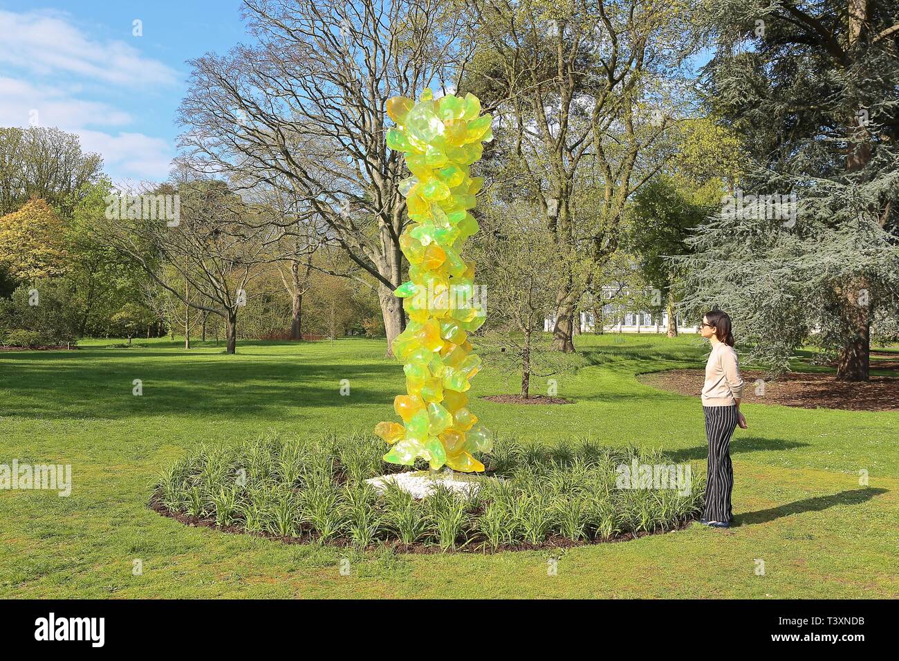 Kew Chihuly Reflexionen über die Natur 13. April, 27. Oktober 2019 Stockfoto