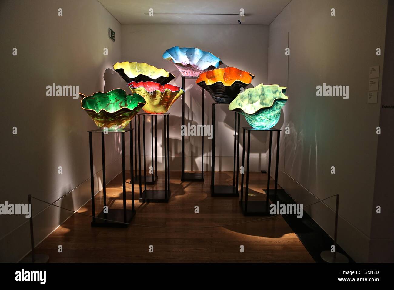 Kew Chihuly Reflexionen über die Natur 13. April, 27. Oktober 2019 Stockfoto