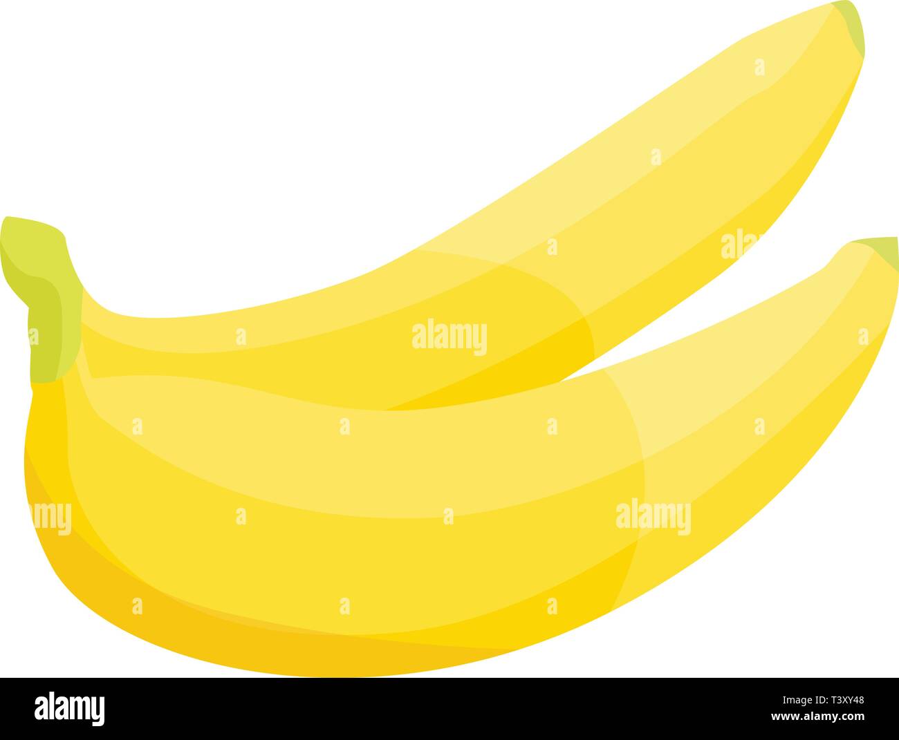 Banane Verzweigungssymbols, isometrische Stil Stock Vektor