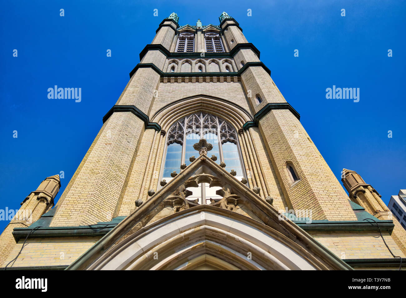 Toronto United Metropolitan Kirche, eine der größten und bedeutendsten Kirchen der Vereinigten Kirche von Kanada Stockfoto