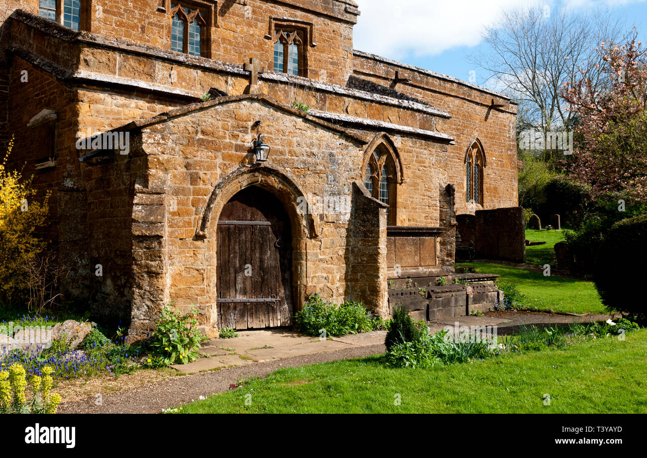 St. John the Baptist Church, Hornton, Oxfordshire, England, UK Stockfoto