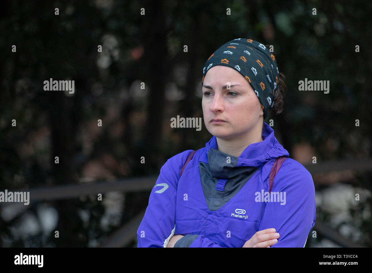 Internationalen Marathon Rom 2019 di Claudio Sisto presso il Colosseo Stockfoto