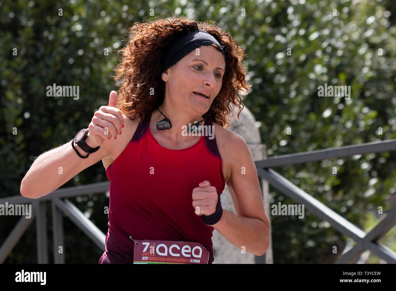 Internationalen Marathon Rom 2019 di Claudio Sisto presso il Colosseo Stockfoto