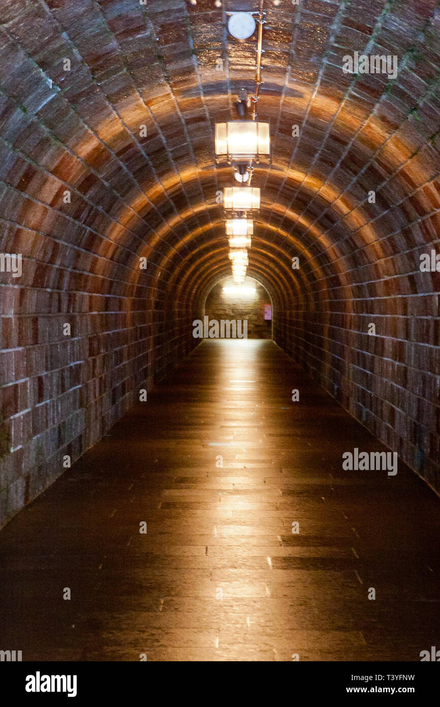 Tunneleingang zu Hitlers Eagles Nest Stockfoto