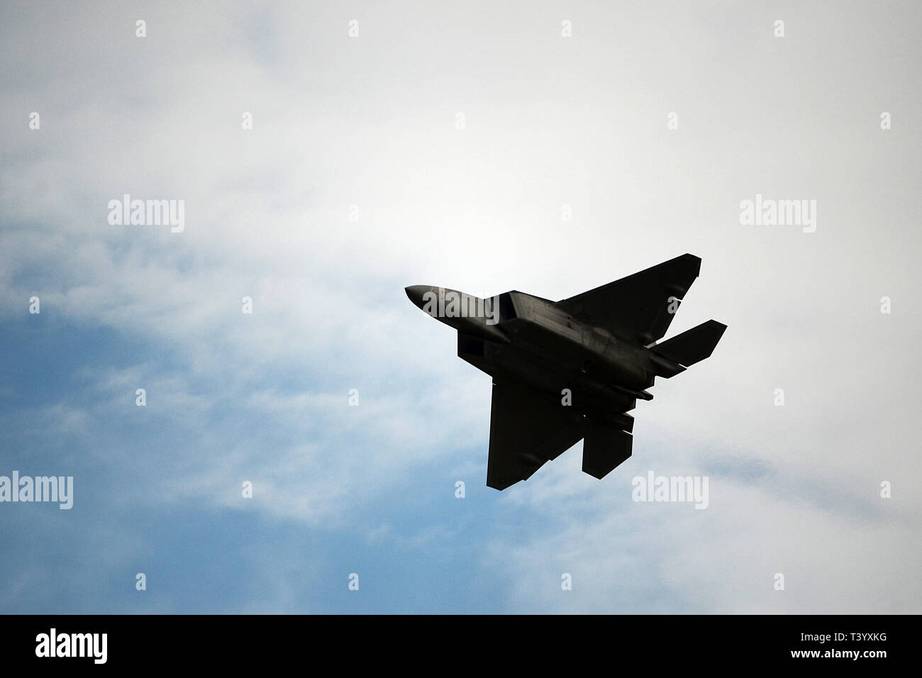 Die Lockheed Martin F-22 Raptor Stockfoto