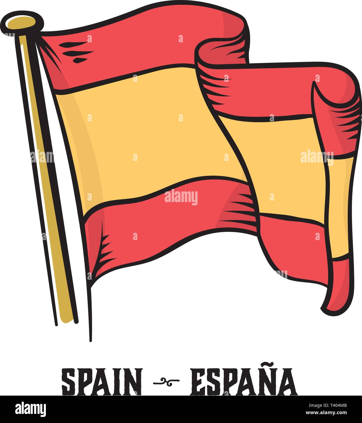 Spanische flagge Stockfotos, lizenzfreie Spanische flagge Bilder