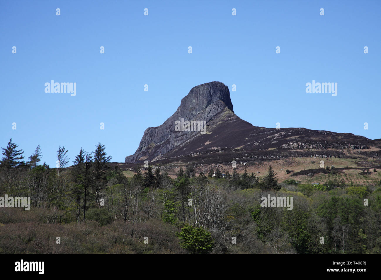 Eine Sgurr Insel Eigg kleinen Inseln der Inneren Hebriden Highland Region Schottland Großbritannien Stockfoto