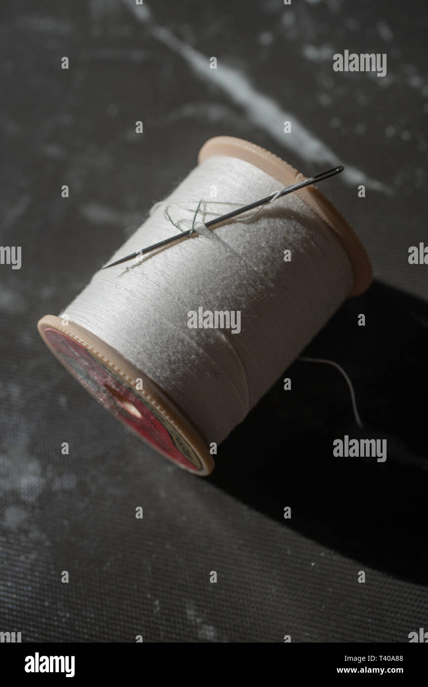 Näheinrichtung Stockfoto