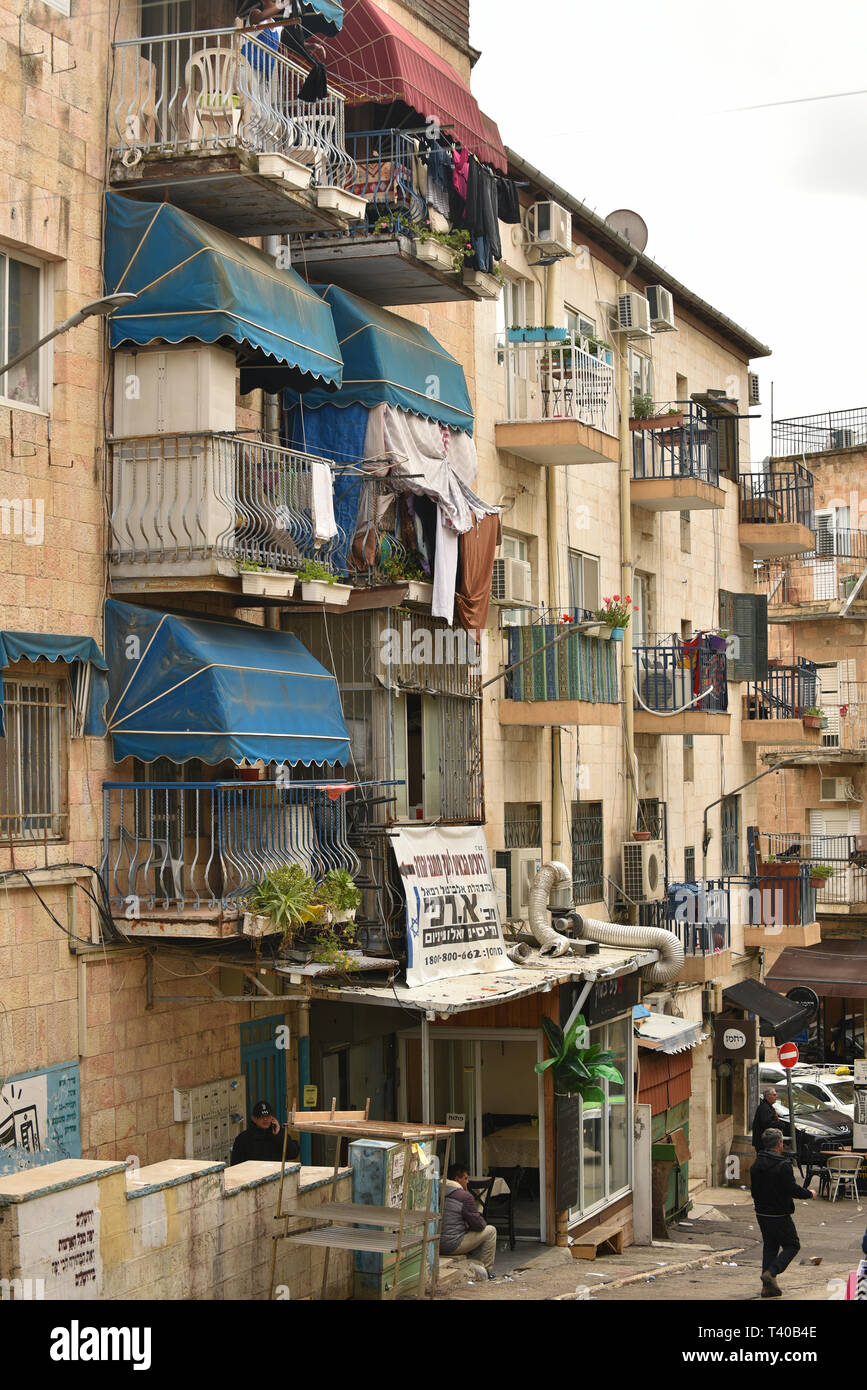 Wohnen in Jerusalem Stockfoto