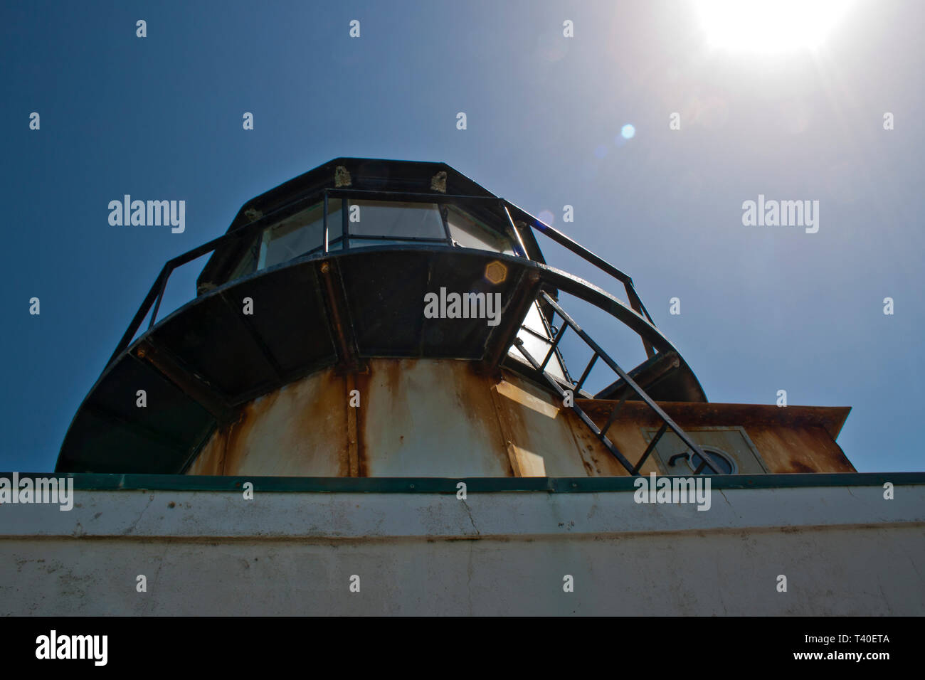 Point Bonita Leuchtturm in Nordkalifornien Stockfoto