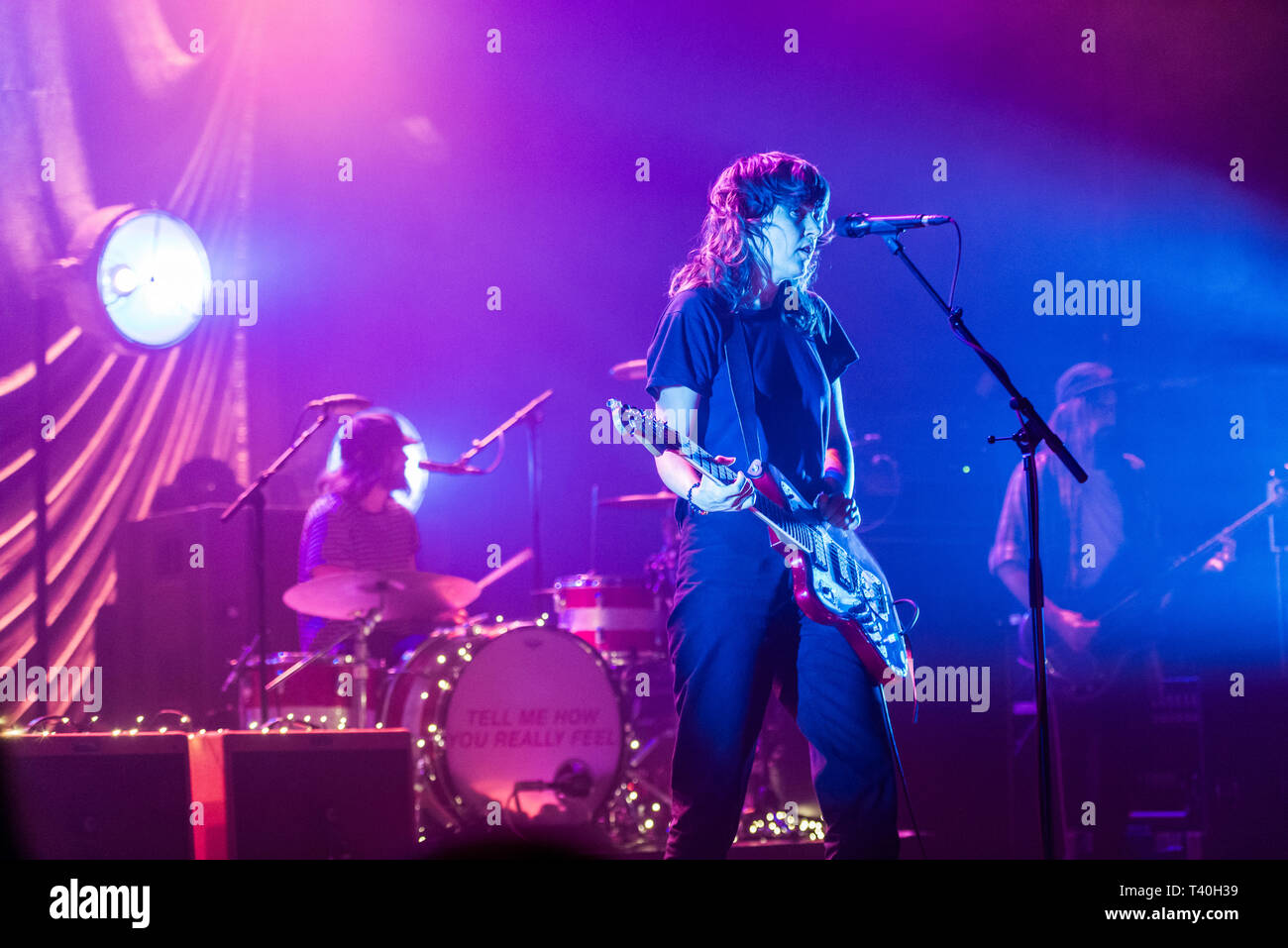 Dänemark, Kopenhagen - November 4, 2018. Der australische Sänger, Songwriter und Musiker Courtney Barnett führt ein Live Konzert bei VEGA in Kopenhagen. (Foto: Gonzales Foto-Bo Kellbarg). Stockfoto