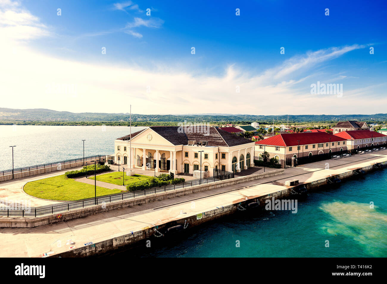 Die Cruise Port in Falmouth - Jamaika Stockfoto