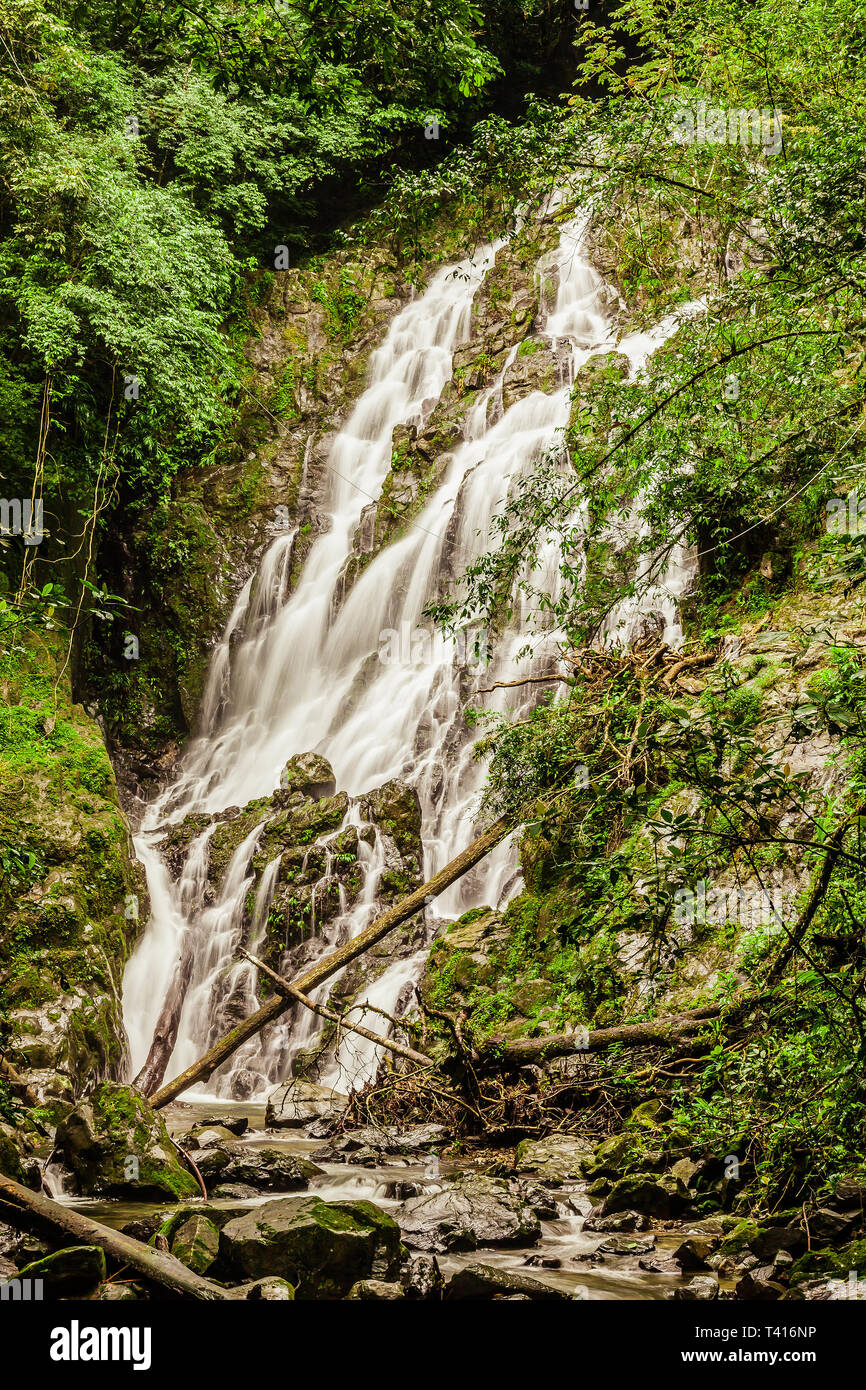 El Chorro Macho, ein Wasserfall in El Valle de Anton, Panama Stockfoto