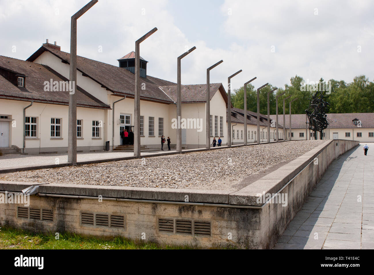 Internationale Denkmal in der KZ-Gedenkstaette Dachau Stockfoto