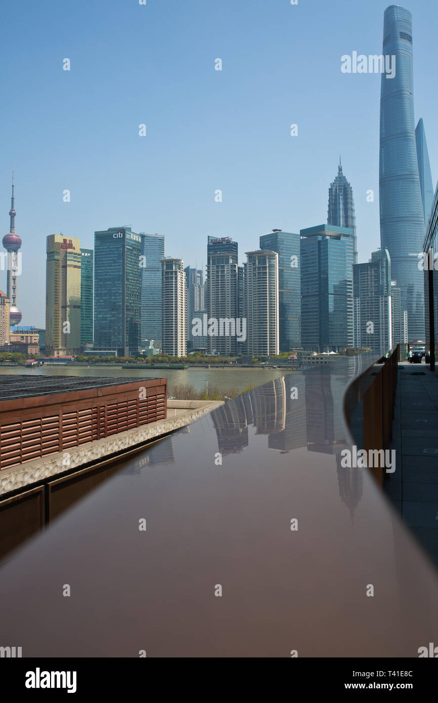 Shanghai China Central Area Stockfoto