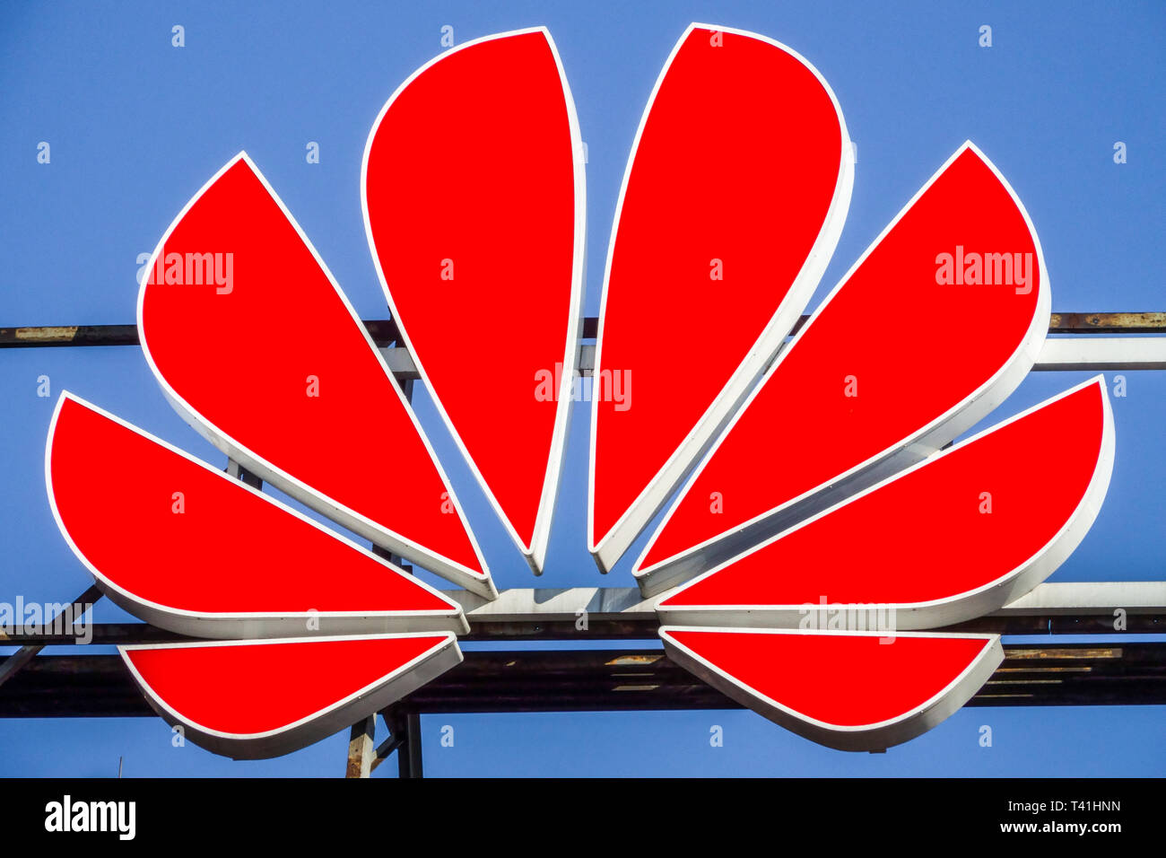 Huawei logo Stockfoto