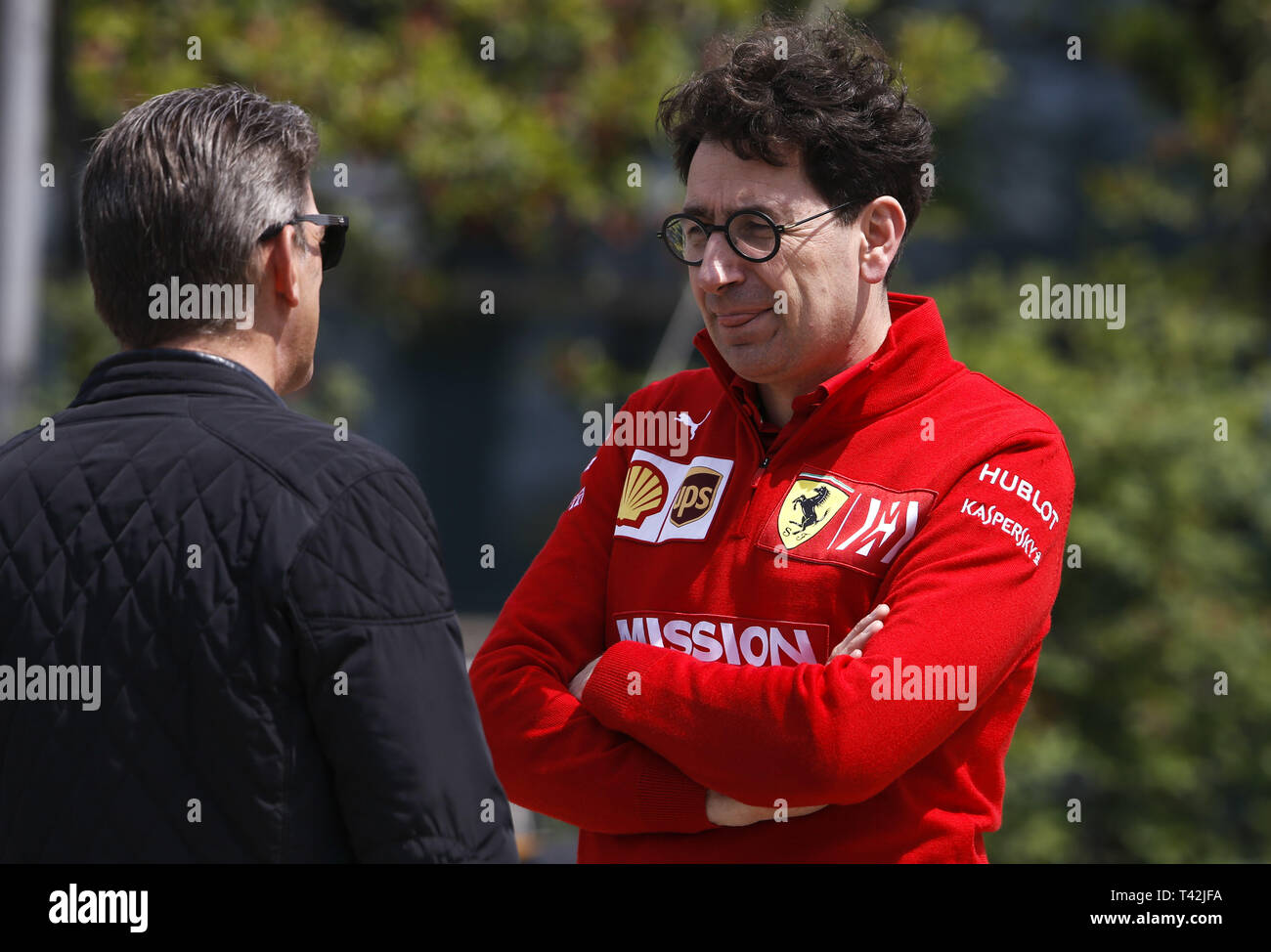 Motorsport: FIA Formel Eins-Weltmeisterschaft 2019, Grand Prix von China, Mattia Binotto (ITA, Scuderia Ferrari Mission Worfeln), 13.04.2019. | Verwendung weltweit Stockfoto