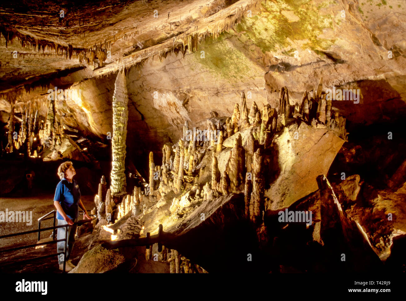 Alabama DeKalb County, Valley Head, Sequoyah Caverns Höhlen Formationen Besucher, Besucher reisen Reise Tour touristischer Tourismus Wahrzeichen Kultur c Stockfoto