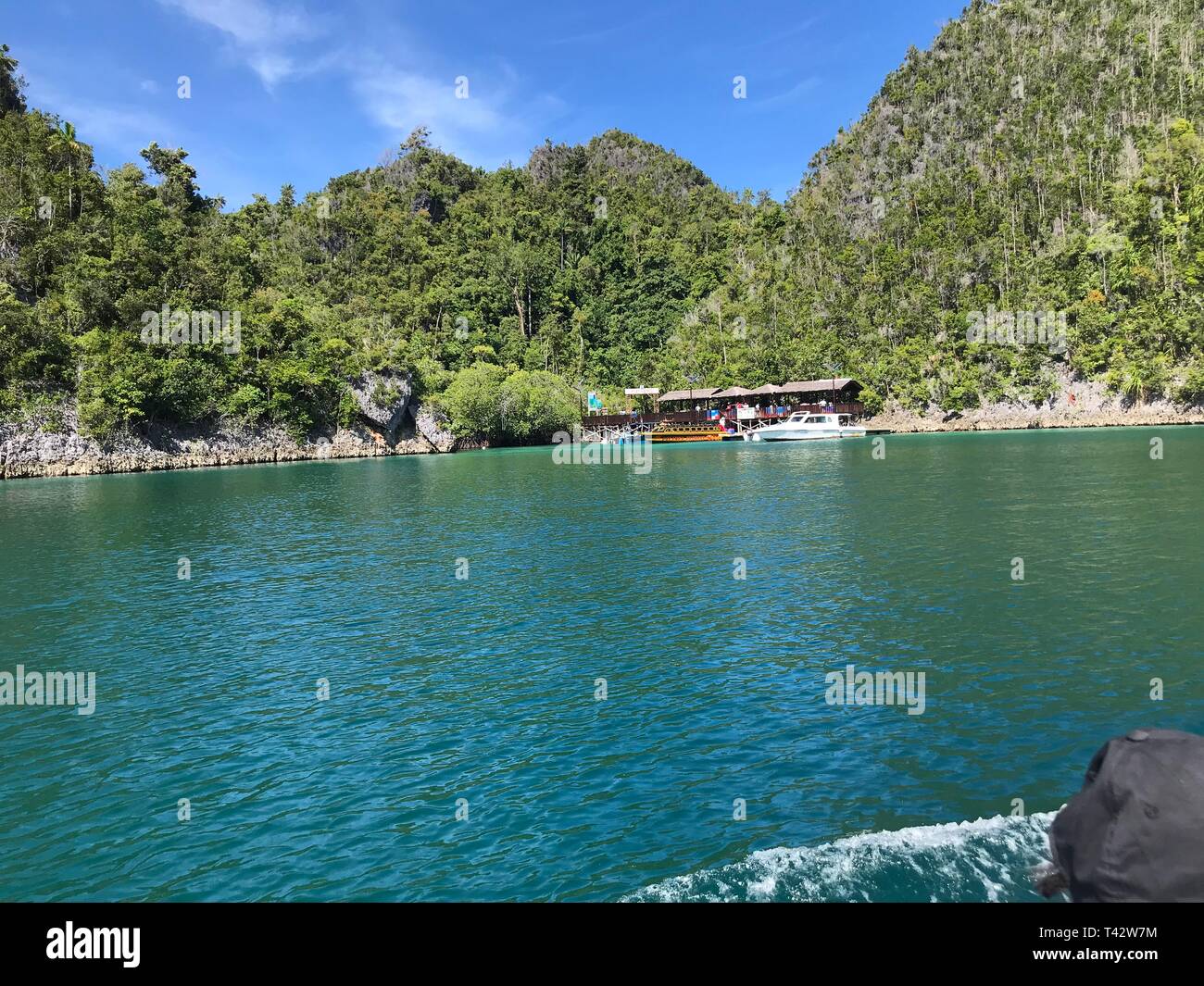 Piaynemo Geo-Park in Raja Ampat Papua Indonesien Stockfoto