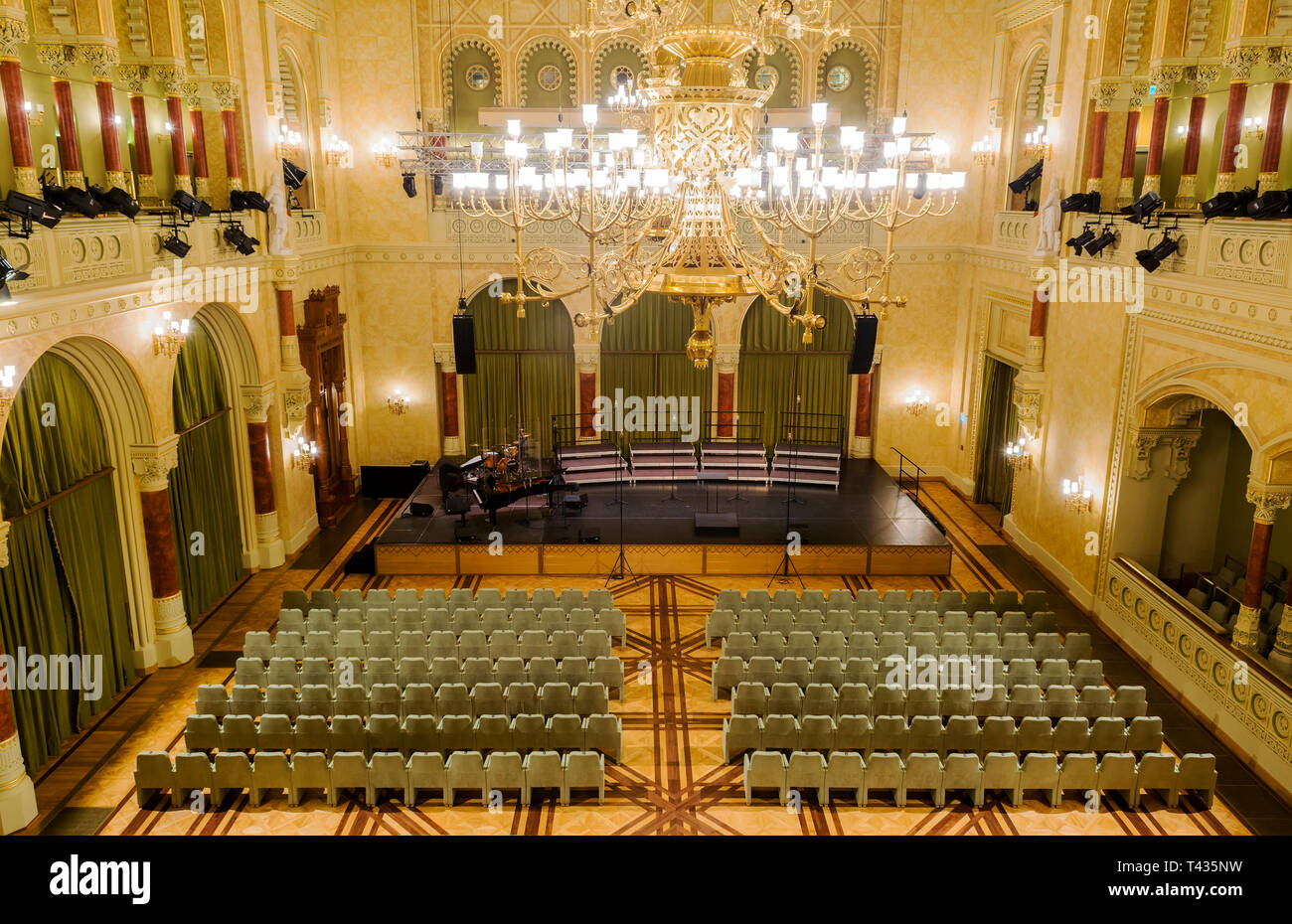 Innenansicht Von Vigado Concert Hall In Budapest Ungarn
