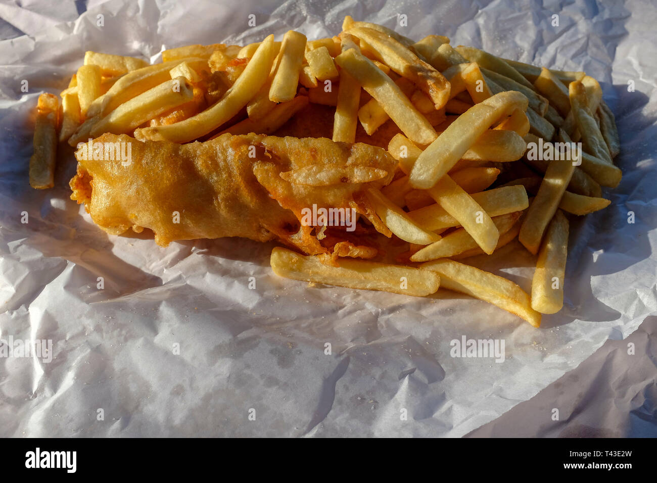 Fish &amp; Chips. Stockfoto