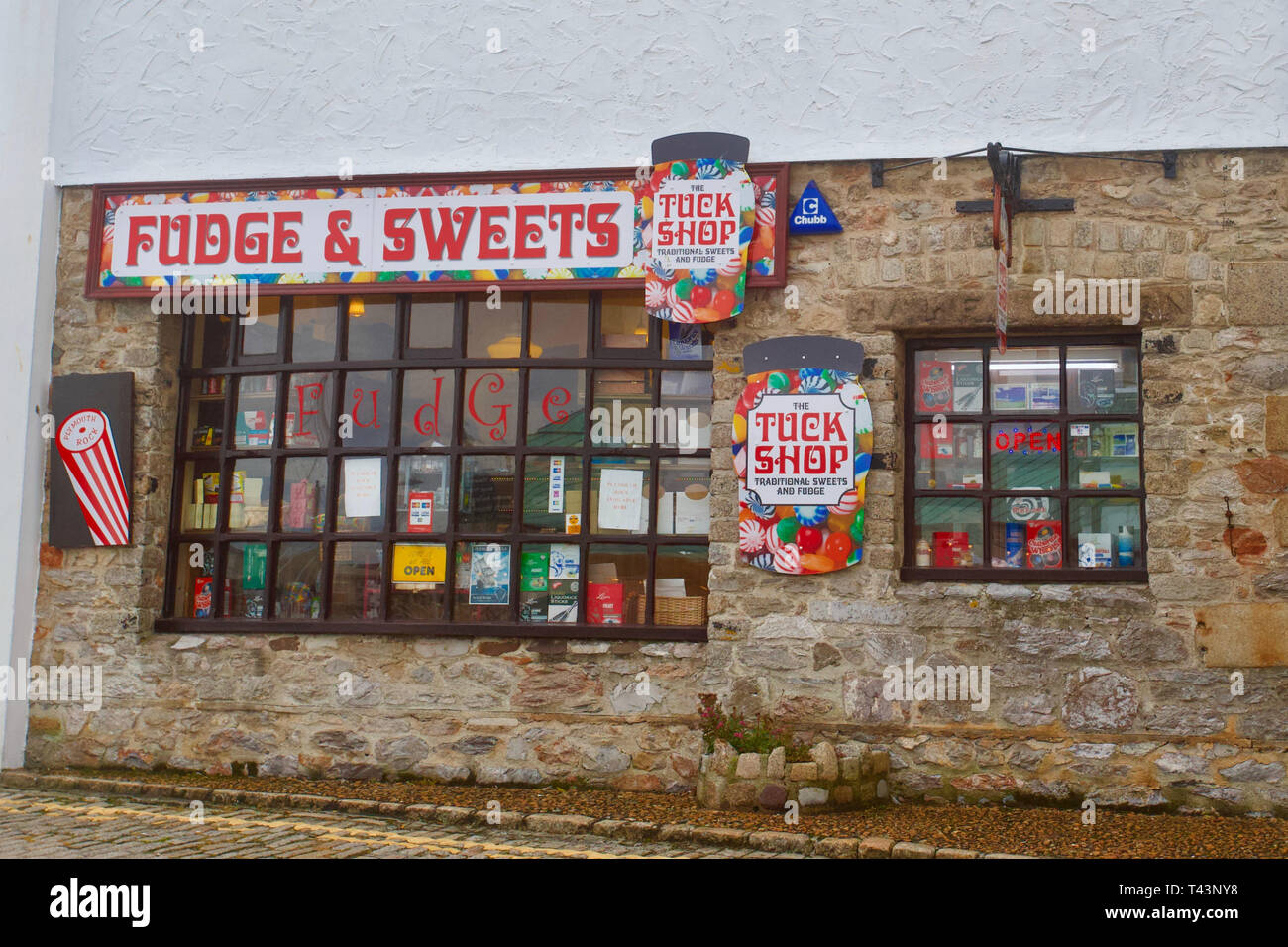 Die Old Quay House Kiosk, Barbican, Plymouth, Devon, England. Stockfoto