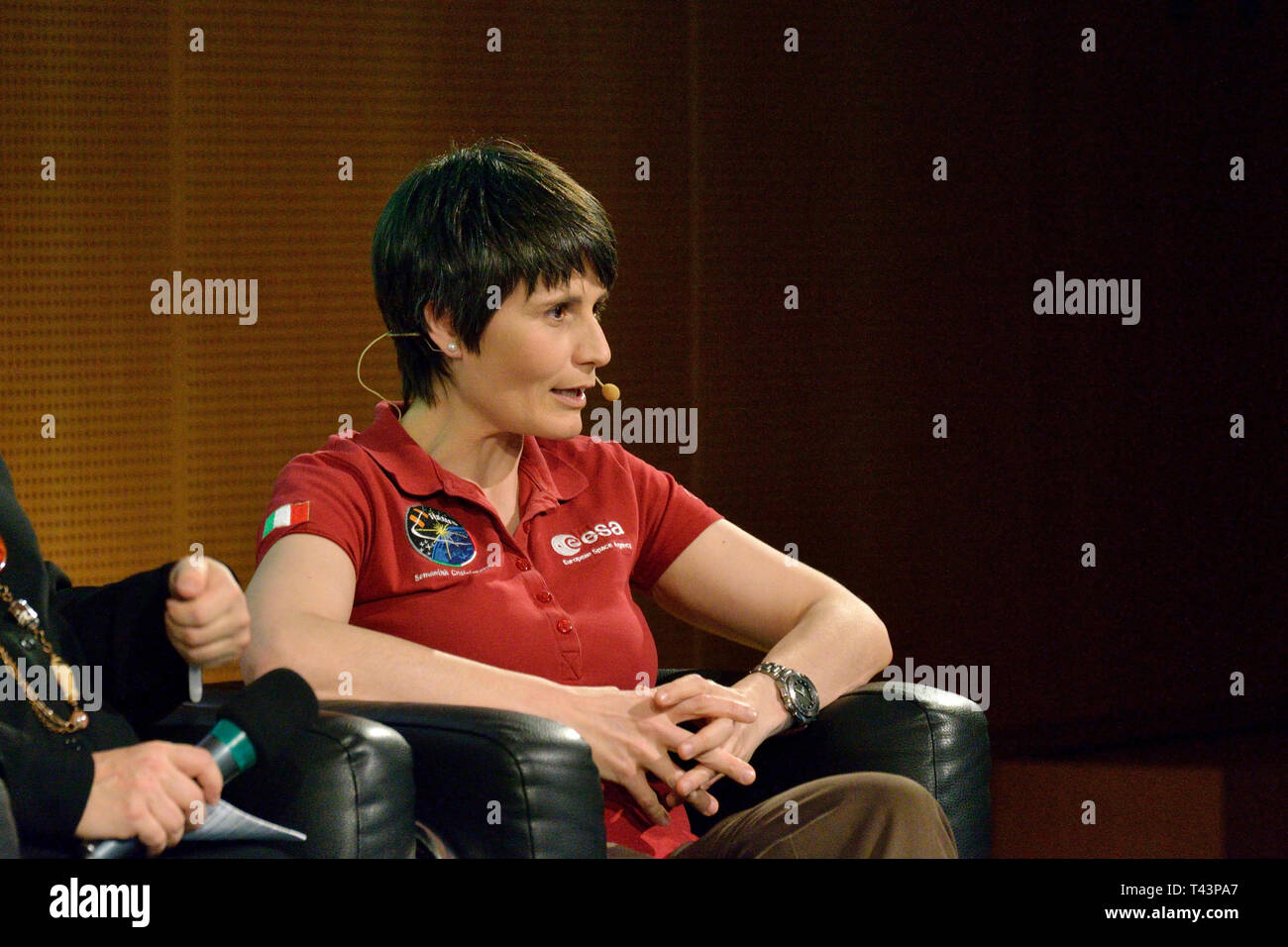 ESA (European Space Agency), Astronaut Samantha Cristoforetti - April 2019 Stockfoto