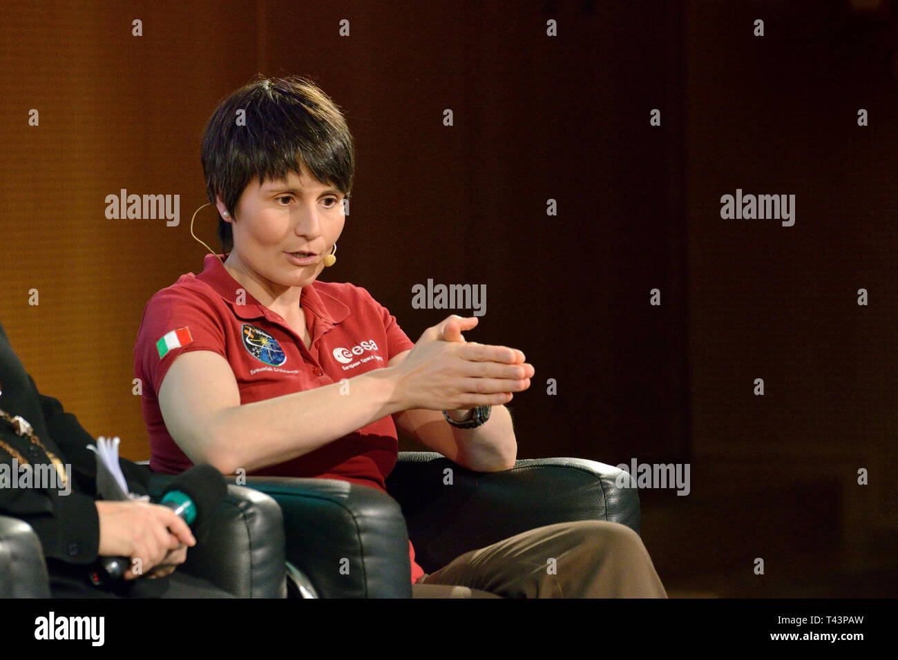 ESA (European Space Agency), Astronaut Samantha Cristoforetti - April 2019 Stockfoto