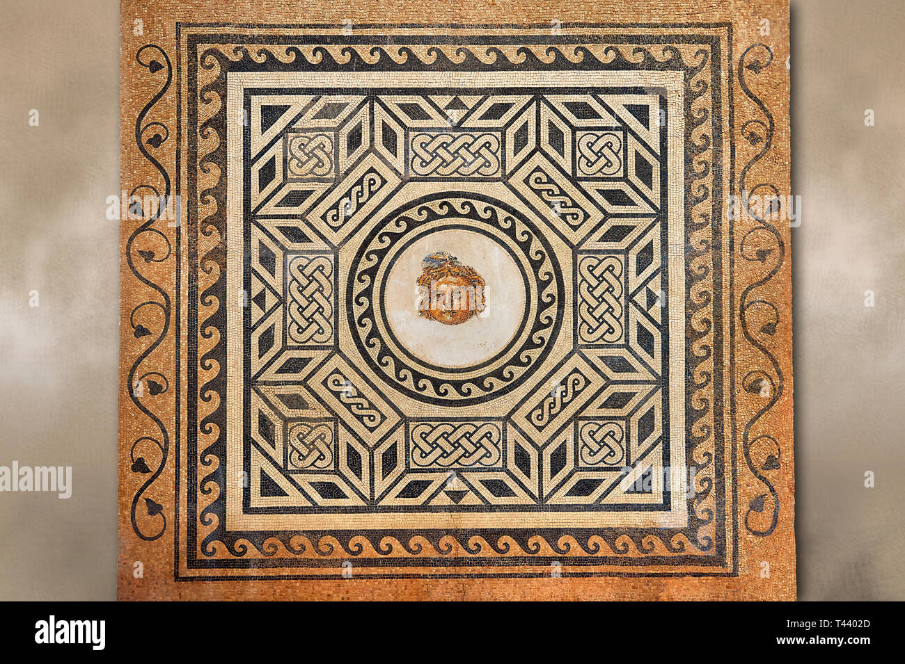 2.-3. Jahrhundert Roman Mosaic von der Alcazar von Cordoba, Spanien Stockfoto