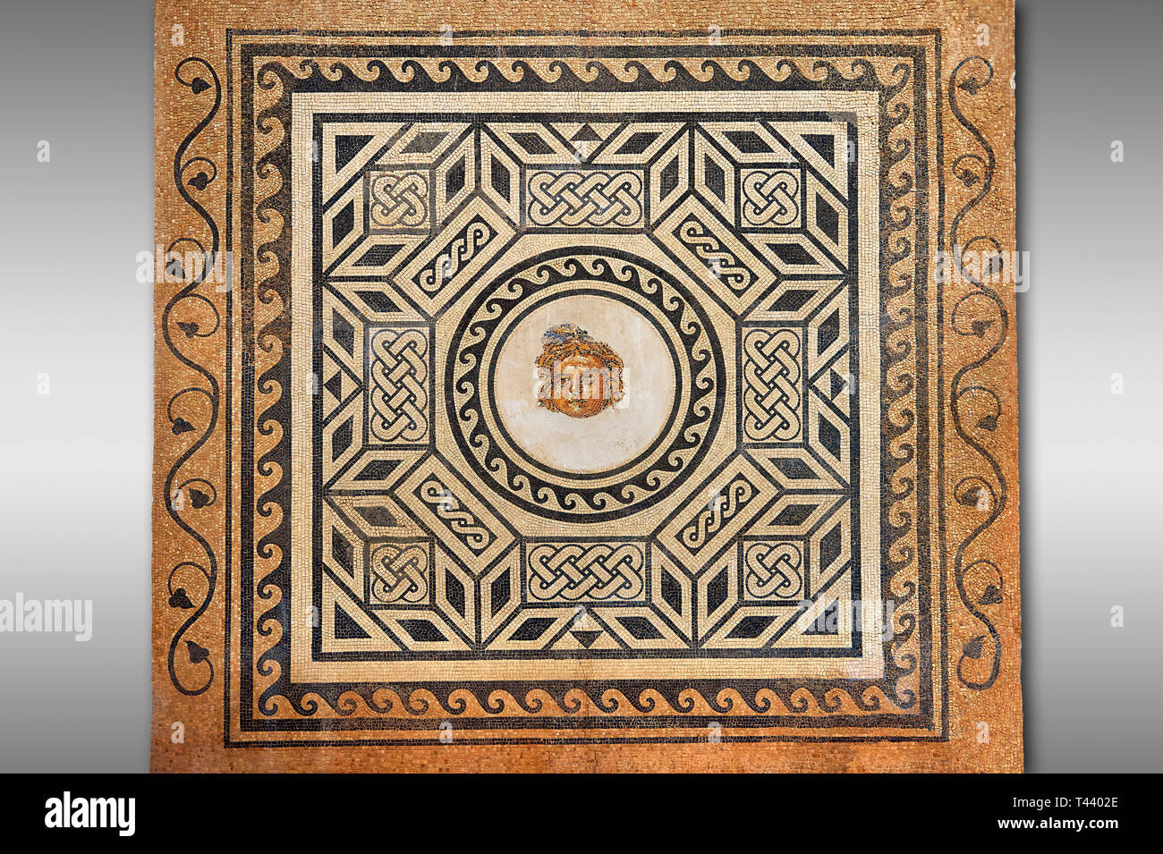 2.-3. Jahrhundert Roman Mosaic von der Alcazar von Cordoba, Spanien Stockfoto