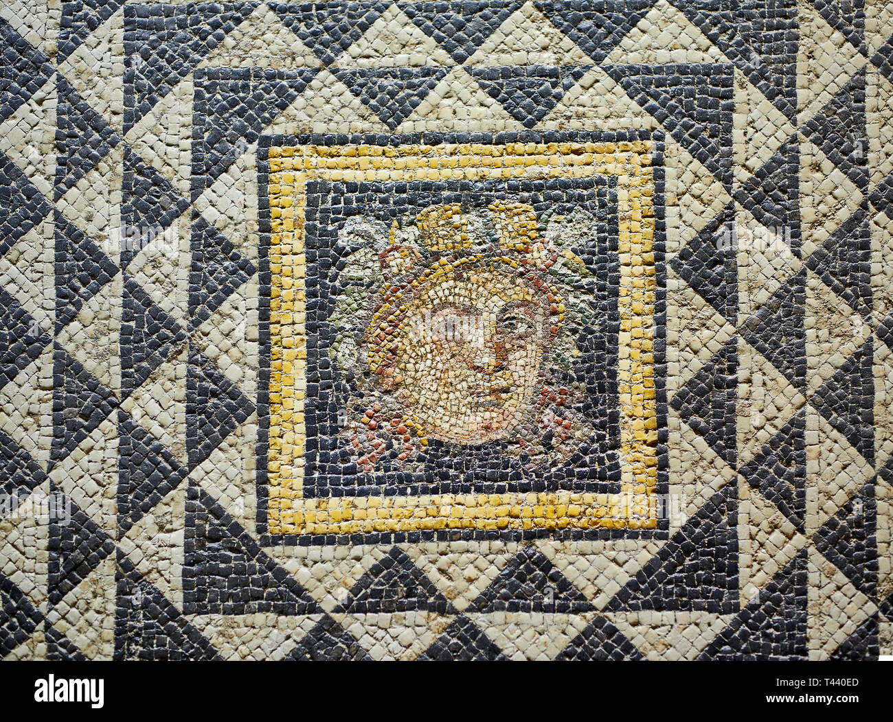 Römische Dionysos Mosaik aus dem Hause Oceanos, Zeugma archäologische Stätte. 2. - 3. nachchristlichen Jahrhundert. Das Zeugma Mosaic Museum, Gaziantep, Türkei. Dies ist Stockfoto
