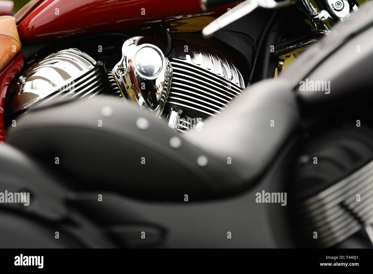 Motorräder in Großbritannien Stockfoto