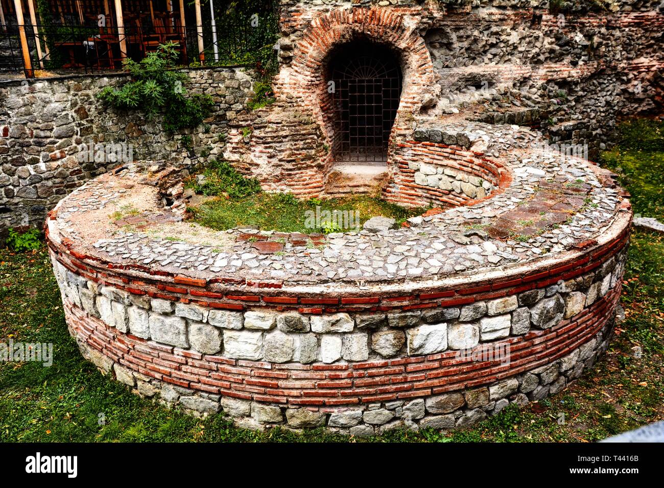 Der runde Turm in Plovdiv, Bulgarien Stockfoto