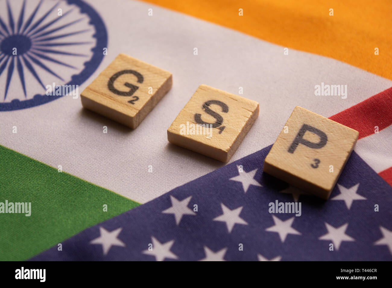 Maski, Indien 13, April 2019: Buchstaben im Wort APS Abkürzung für gute Lagerung Praxis oder System der Allgemeinen Präferenzen oder grobe Zustand Stockfoto