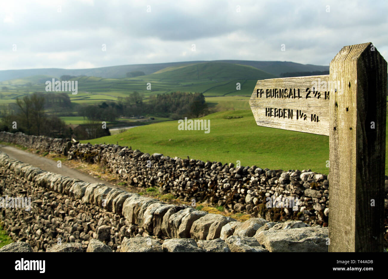 Die Yorkshire Dales Stockfoto
