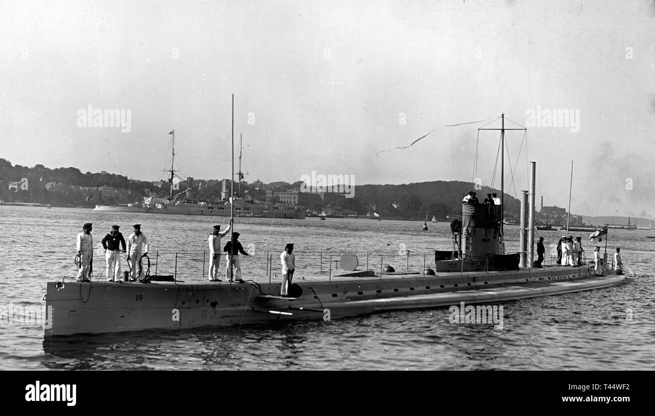 Kaiserlichen Marine/Kaiserliche Marine - Uboot / U-Boot U-Boot SM U 9. Stockfoto