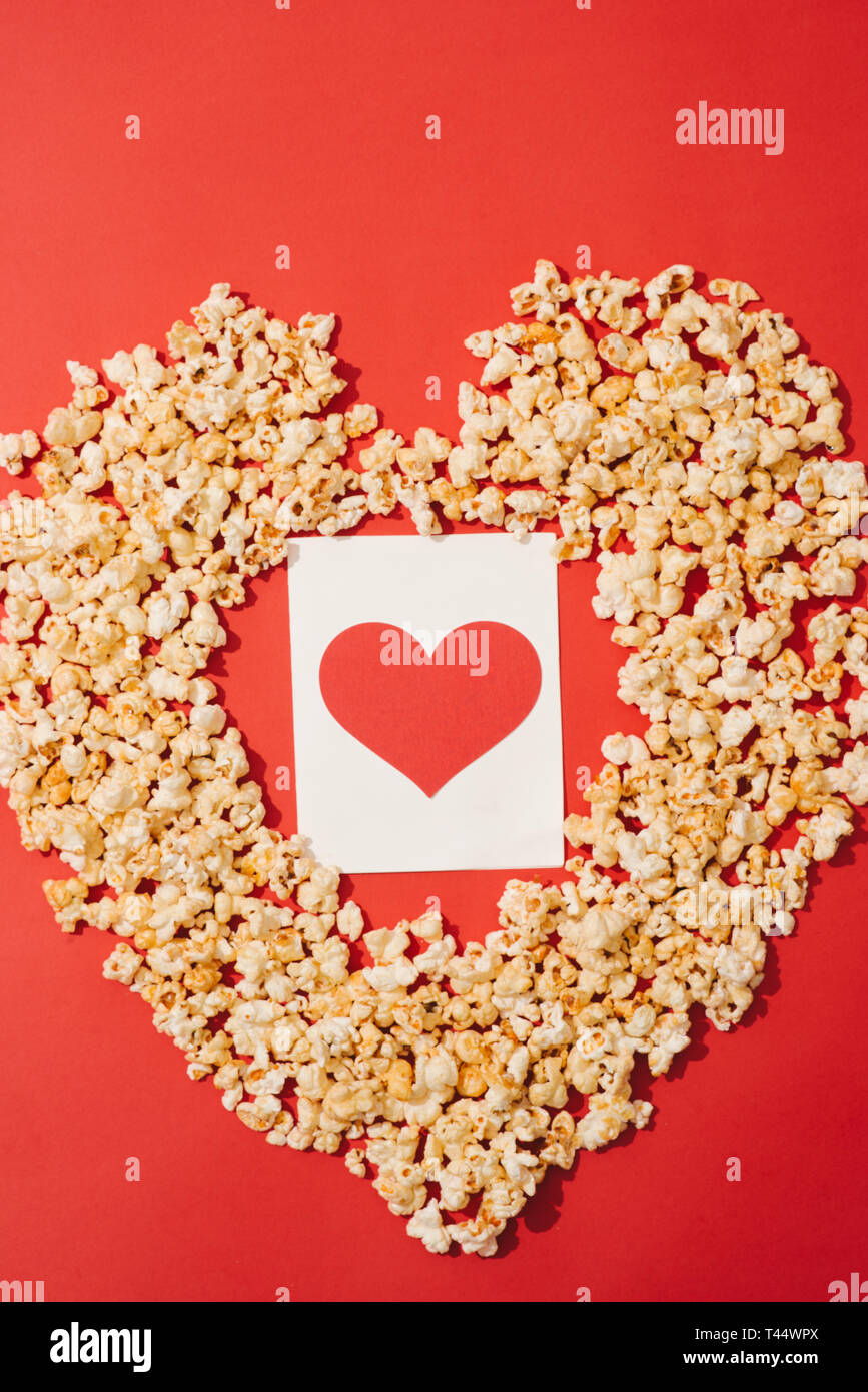 Pop Herz mit Raum, stoppwörter/Konzepte, Grußkarten, ove, visuelle Kommunikation. Stockfoto