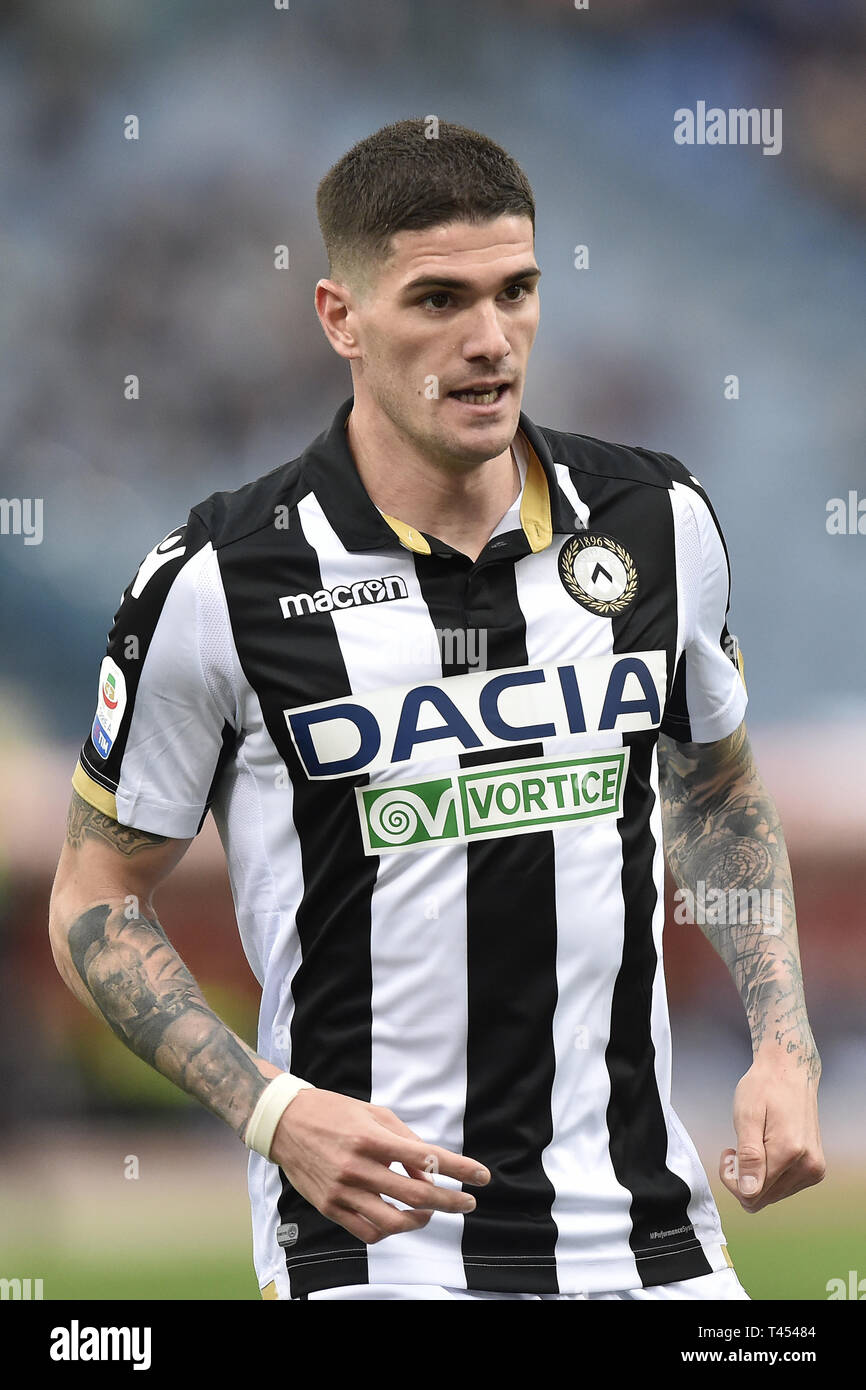 Rom Italien 13 April 2019 Rodrigo De Paul Von Udinese In Der Serie Ein Match Zwischen Roma Und Udinese Im Stadio Olimpico Rom Italien Am 13 April 2019 Foto Von Giuseppe Maffia