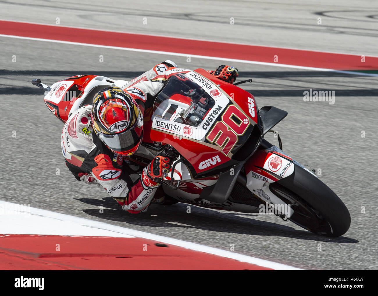 Austin, Texas, USA 13 Apr, 2019. 30'' TAKAAKI NAKAGAMI'' der LCR Honda Idemitsu wiederum 6. Credit: Hoss McBain/ZUMA Draht/Alamy leben Nachrichten Stockfoto