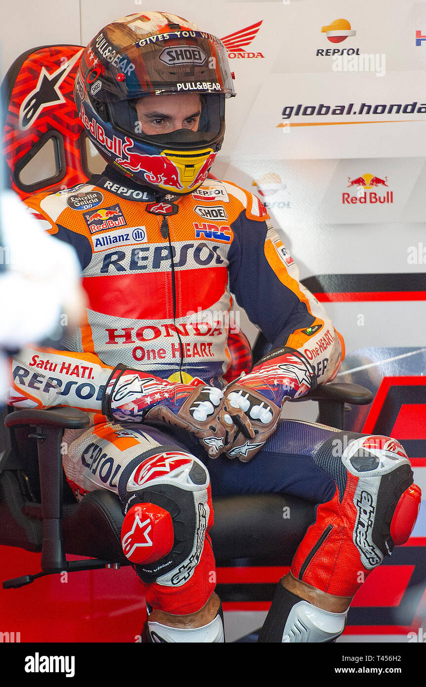 April 13 2019 Marc Marquez 93 Mit Repsol Honda Team In Aktion Motogp Freies Training 3 Beim Red Bull Grand Prix In Amerika Austin Texas Mario Cantu Csm Stockfotografie Alamy