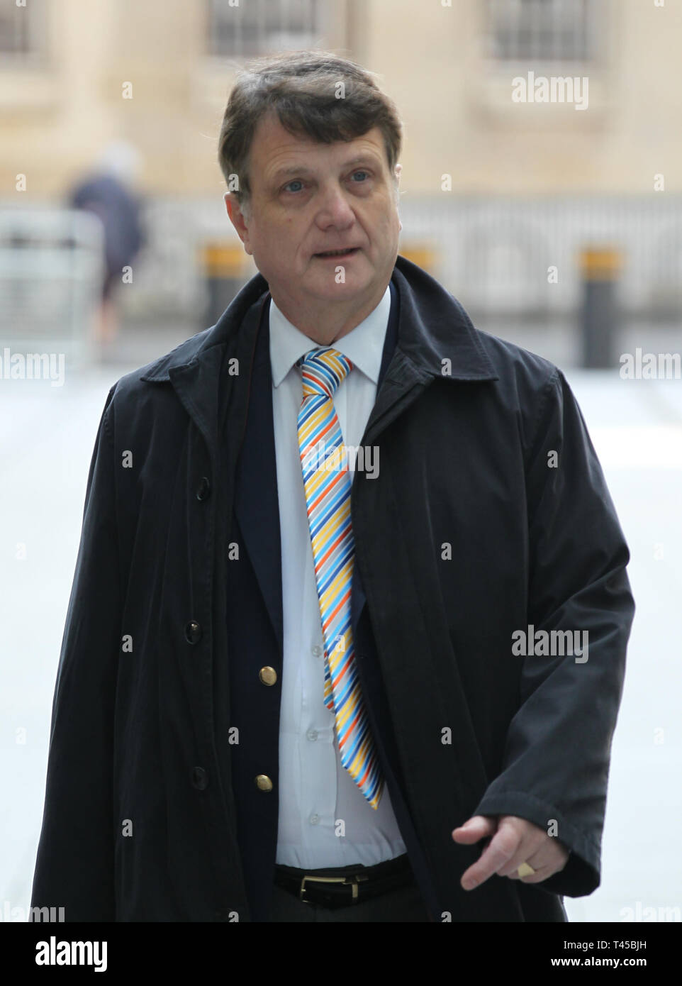 London, Großbritannien. April 2019. Gerard Batten kommt in den BBC Studios Credit: Stockfoto