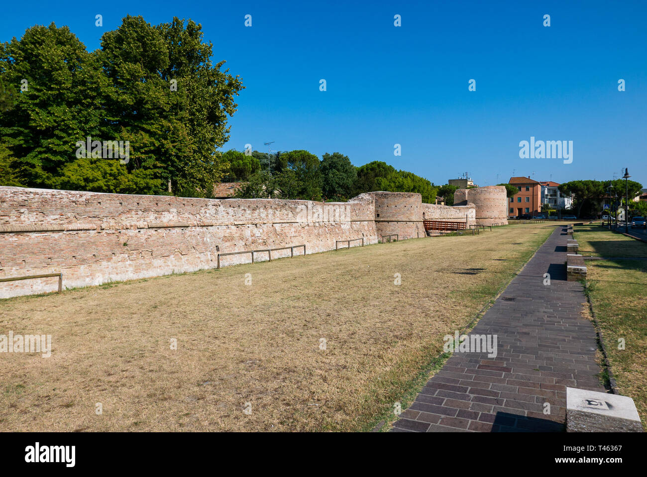 Die Brancaleone Festung errichtet von der Republik Venedig, Italien Stockfoto