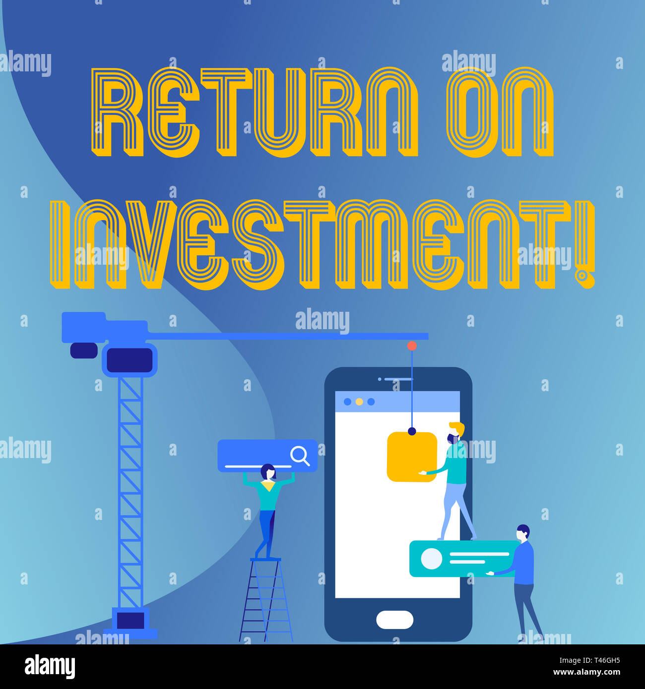 Handschrift text Return On Investment. Konzeptionelle Foto