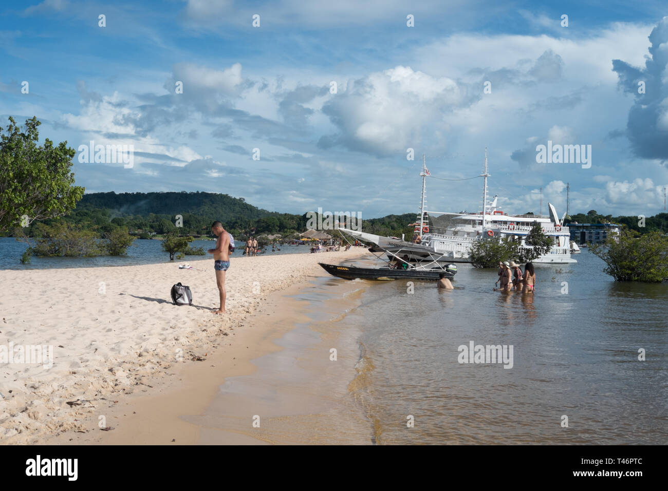 Strand, Alter do Chao Stockfoto