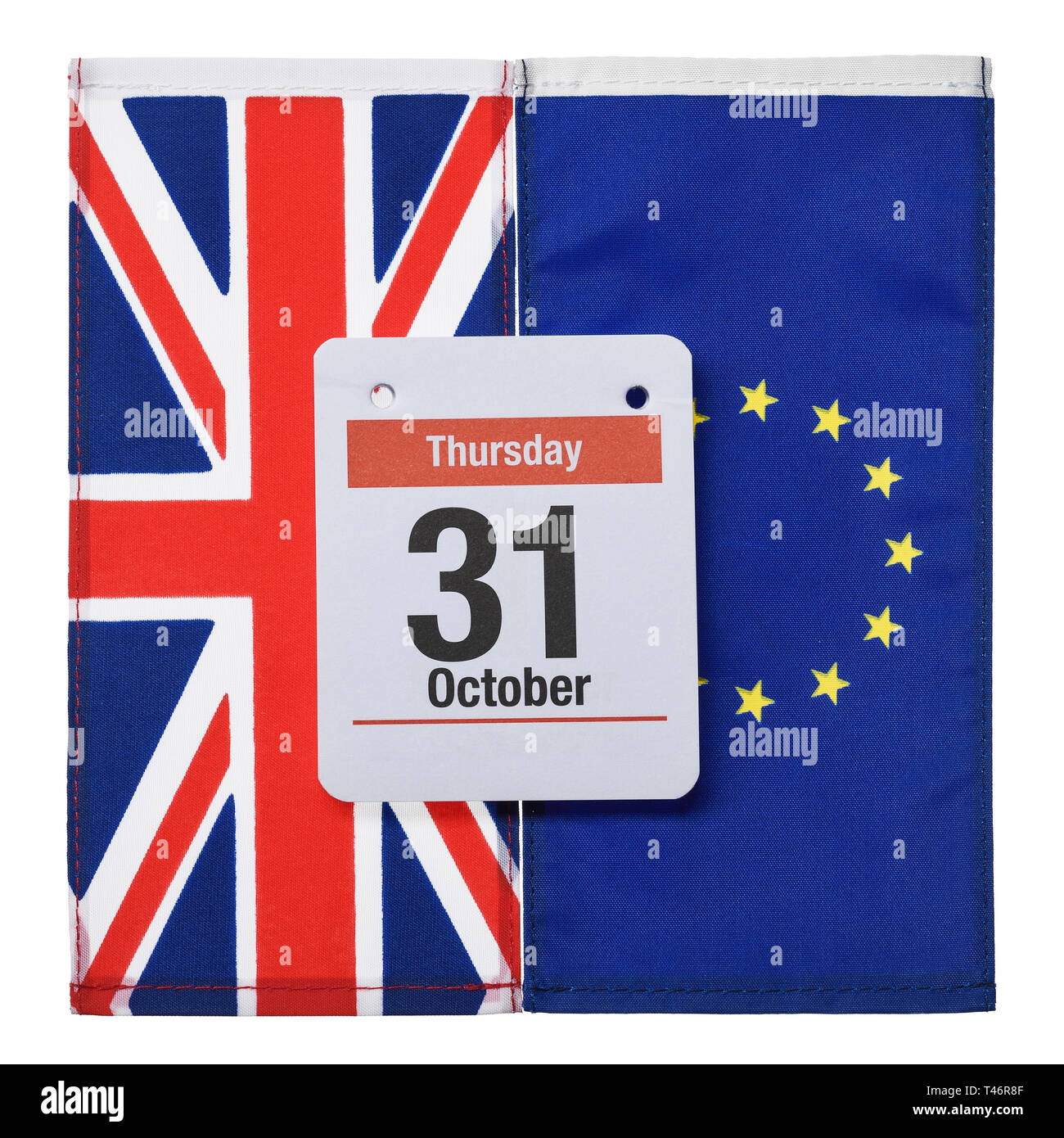Donnerstag 31. Oktober 2019 ist das neue Datum für das Vereinigte Königreich die EU als Teil der Brexit verlassen Stockfoto